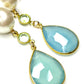 Blue Chalcedony Earring