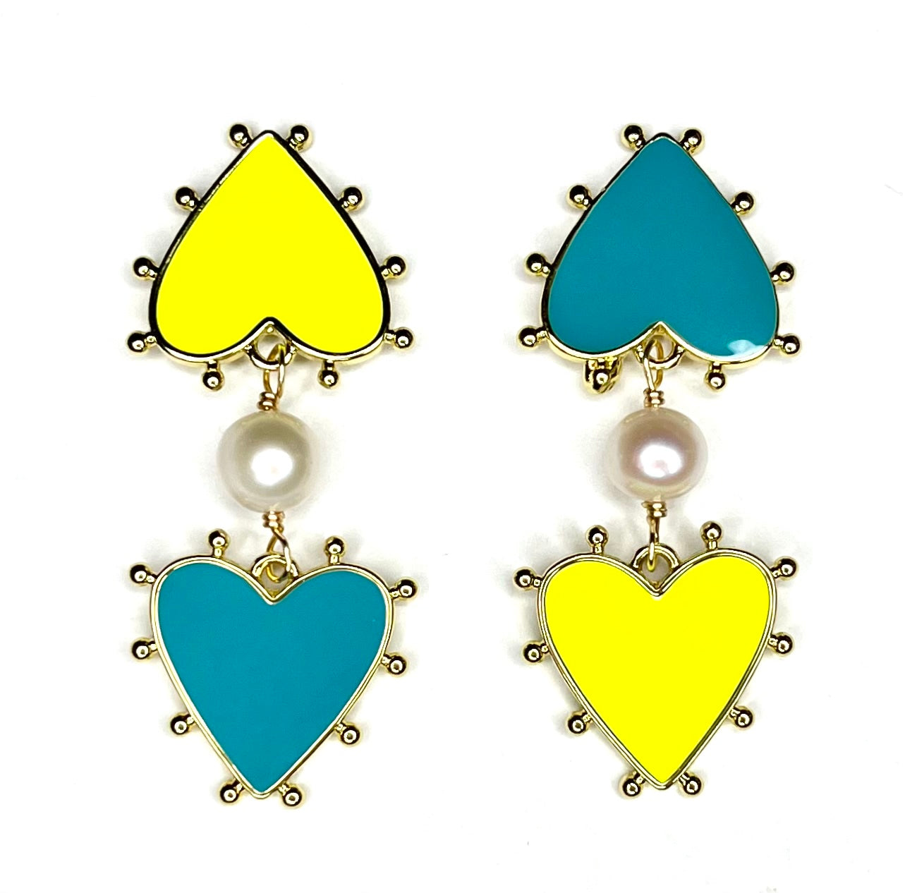 Double Heart Earring