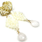 Solid Color Diamond Shaped Woven Earring (2 stone options)