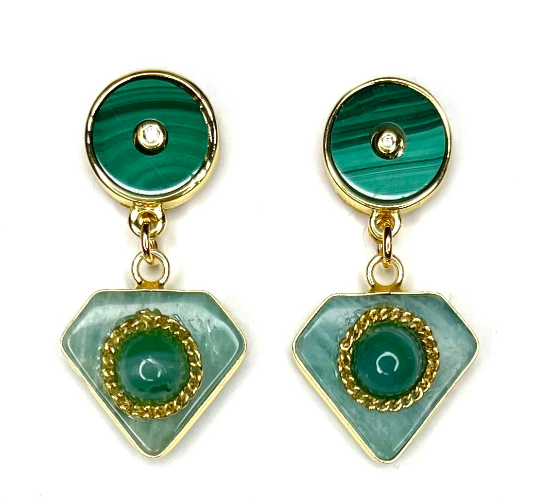 Mixed Gemstone Earring