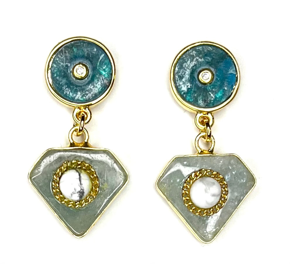 Mixed Gemstone Earring