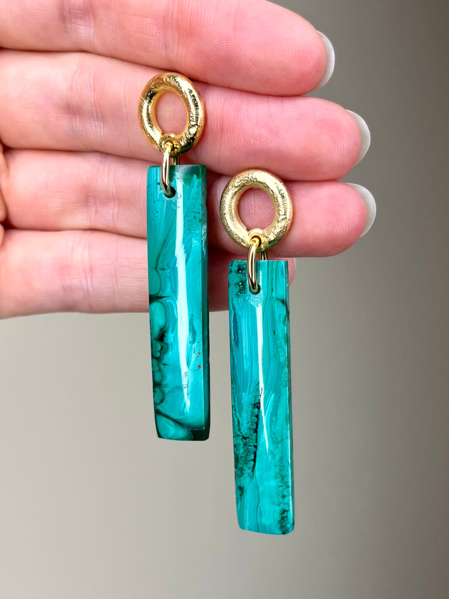 Cabochon Earring (choice of 2 stones)