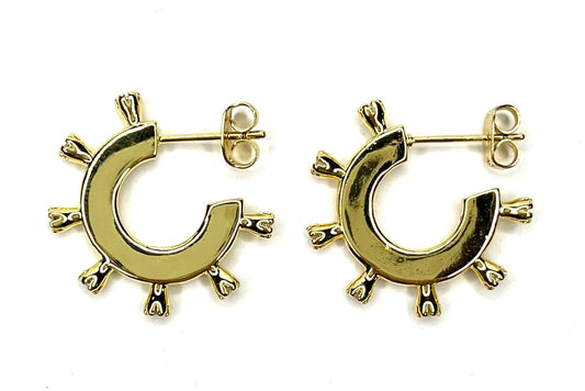 At The Helm Earring (gold or silver)