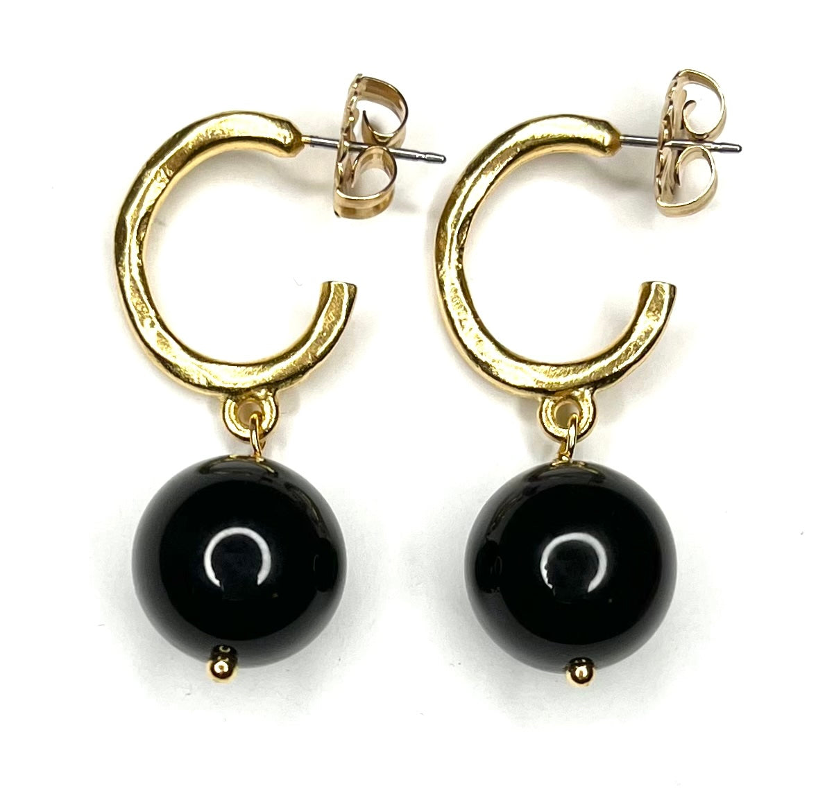 Classic Drop Earring (pearl or black onyx)