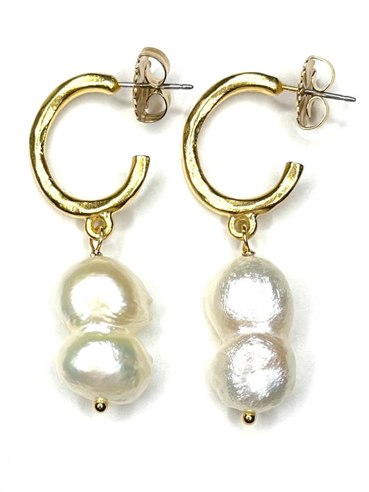 Classic Drop Earring (pearl or black onyx)