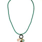 Malachite Necklace with Charms