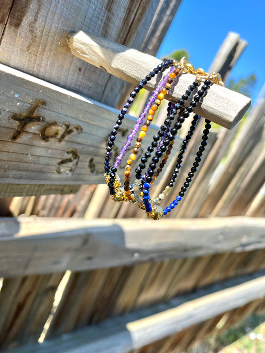 Color Block Bead Bracelets