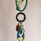 Malachite Necklace with Charms