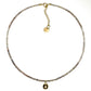 Delicate Chocolate Moonstone Necklace with Smoky Quartz Pendant