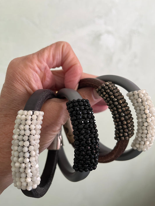 Mixed Media Woven Bracelets