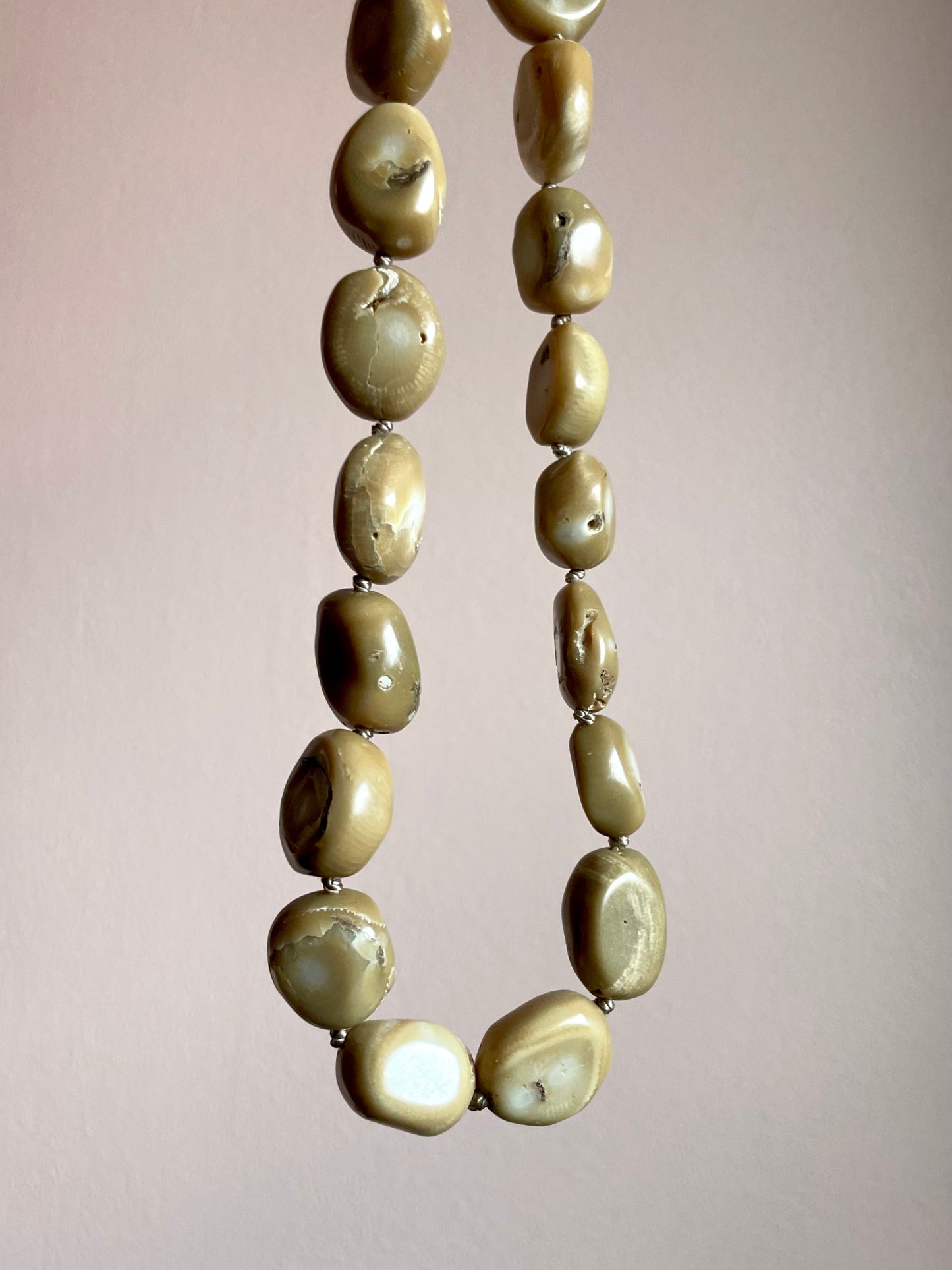 Hand Knotted Yellow Jasper Choker