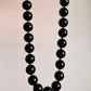 Black Onyx Hand Knotted Choker