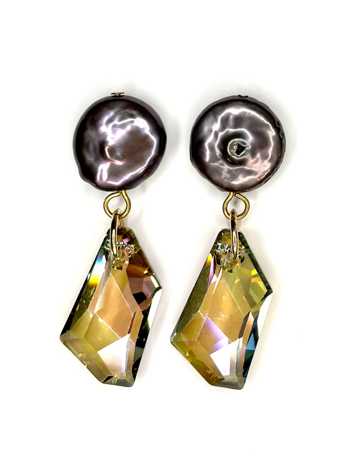 Purple Haze Crystal Earrings