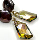Purple Haze Crystal Earrings