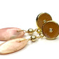 Pink Opal Drop Earring