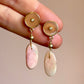 Pink Opal Drop Earring