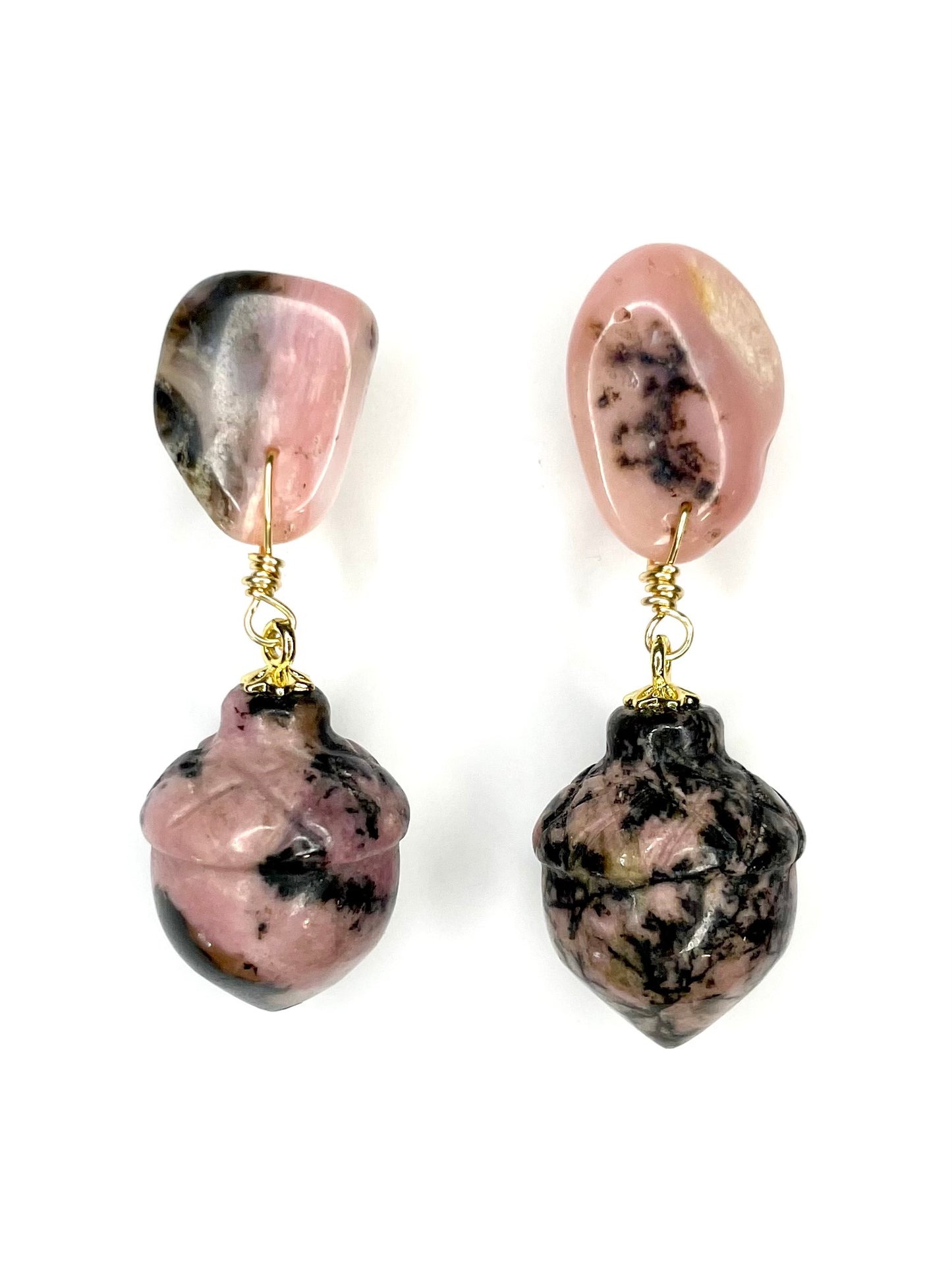 Rhodonite Earrings