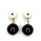 Black and White Earring