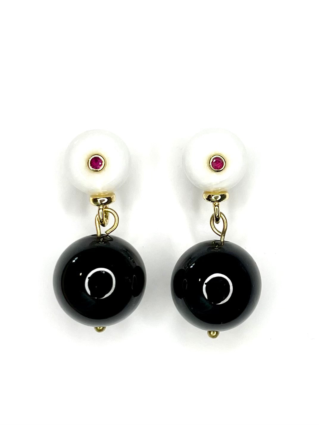 Black and White Earring
