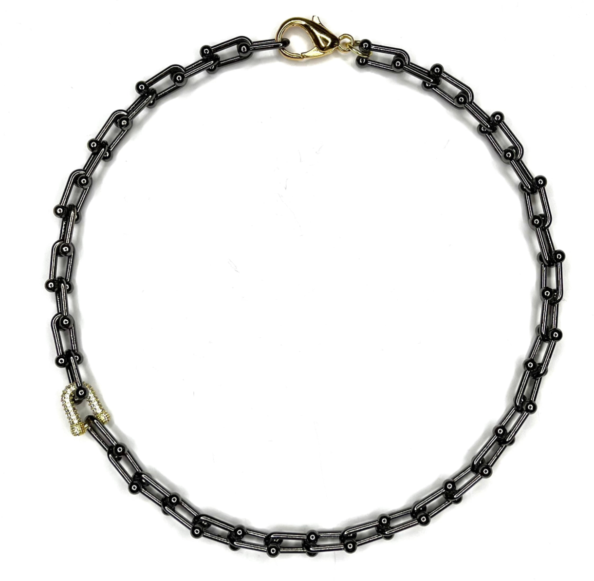 Ursula Necklace- Gunmetal