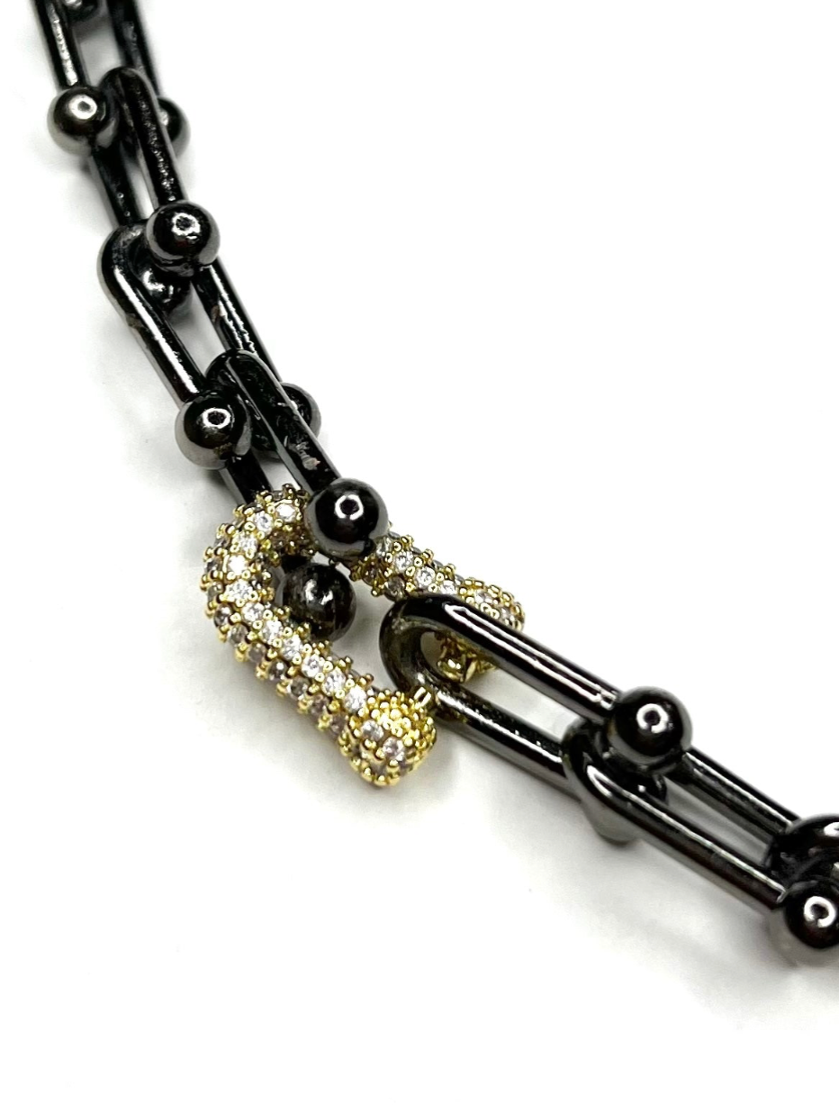 Ursula Necklace- Gunmetal