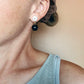 Black and White Earring